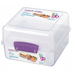 Lunch Cube 1,4 l - Lilla - Sistema To Go
