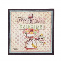 Servietter - "Happy thérapie-Macarons" - 20 stk.