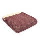 Tweedmill uldplaid - Fishbone Rosewood - 150x183 cm