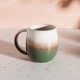Dip glazed krus - Ombre Green