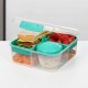 Bento Cube Lunch 1,25 l - Minty Teal - Sistema To Go