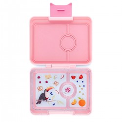 Yumbox Snack (3 rum) - Coco Pink (Toucan)