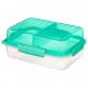Lunch Stack Rectangle 1,8 l - Minty Teal - Sistema To Go