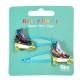 Hårspænder - Roller Skate Glitter - 2 stk.