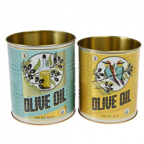 Opbevaringsdåser - Olive Oil - 2 stk.