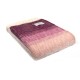 Tweedmill uldplaid - Ombre Rosewood - 150x183 cm