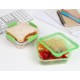Lunch Stack Square 1,24 l - Minty Teal - Sistema To Go