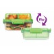 Lunch Stack Square 1,24 l - Minty Teal - Sistema To Go