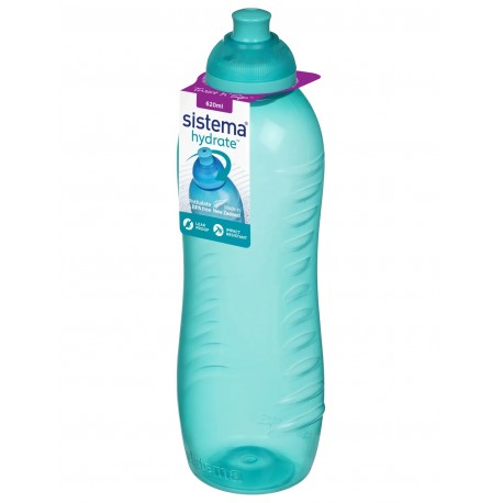 Drikkedunk Twist 'n Sip 620 ml - Teal - Sistema