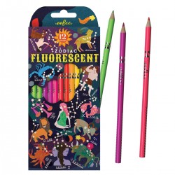 eeBoo fluorescerende farveblyanter - 12 stk.