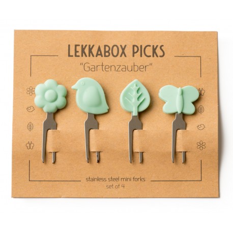 LEKKABOX minigafler - Natur - 4 stk.