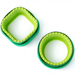 LEKKABOX sandwichudstikkersæt - Kvadrat/Cirkel