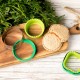 LEKKABOX sandwichudstikkersæt - Kvadrat/Cirkel