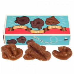 Æske med kunstig lort (3 stk.)