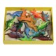 Æske med dinosaurfigurer - 16 stk.