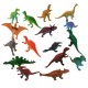 Æske med dinosaurfigurer - 16 stk.