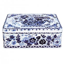 Metaldåse - Blue & White