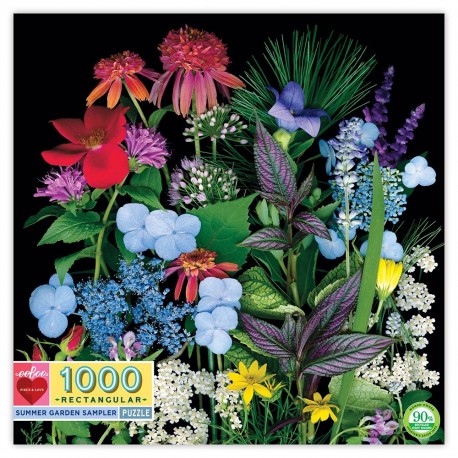 eeBoo puslespil - En sommerhave - 1000 brikker