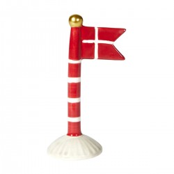 Keramikflag - 14 cm - Dannebrog