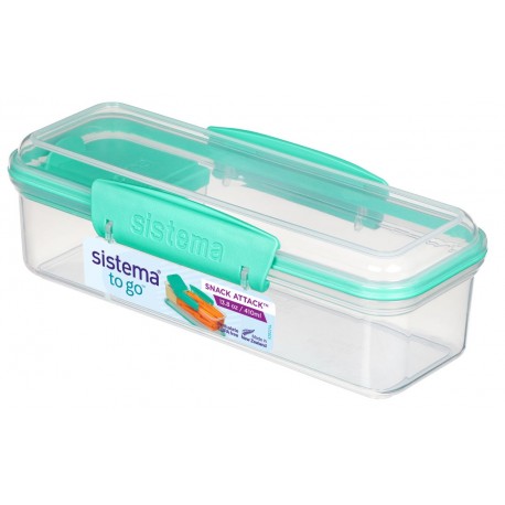 Snack Attack 410 ml - Minty Teal - Sistema To Go