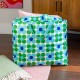 Jumbo opbevaringspose - Blue and green Daisy