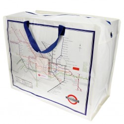 Jumbo opbevaringspose - TfL Heritage Tube Map