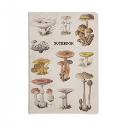 Notesbog - A5 - Vintage Mushrooms