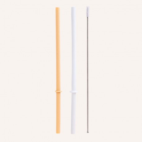 Montii Fusion Smoothie Straw Set - Dune & Blizzard