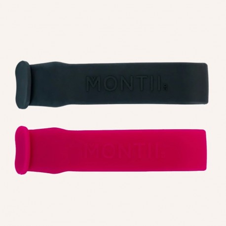 Montii Fusion Lid Strap Set - Crimson + Midnight