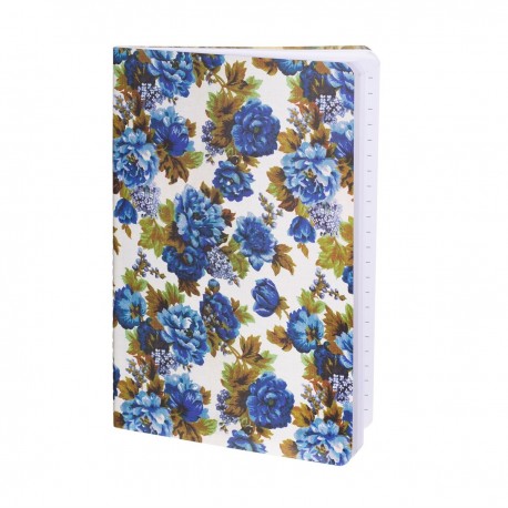 Notesbog - A5 - Blue Vintage Rose