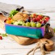 LEKKABOX Safe stålmadkasse inkl. divider (rainbow) - 1000 ml