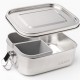 LEKKABOX Safe stålmadkasse inkl. 2 base cups - 800 ml