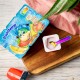 LEKKABOX mini ske - Rustfri stål (rainbow)