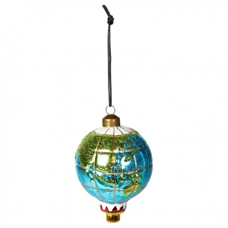Julekugle - Luftballon m. jorden