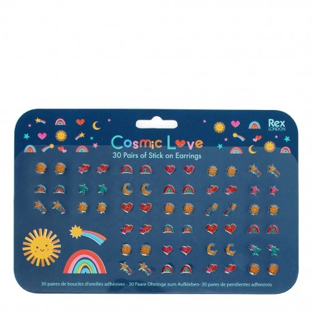 Øreringe stickers - 30 par - Cosmic Love