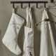 Julesok med broderi - Råhvid