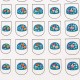 Neglestickers - Fairies in the Garden (25 stk)