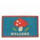 Dørmåtte – Welcome Mushroom (43 × 73 cm)