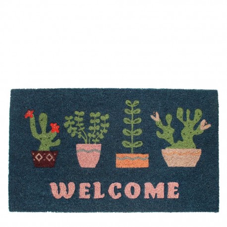 Dørmåtte – Welcome Plants (43 × 73 cm)