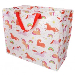 Jumbo opbevaringspose - Unicorns