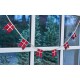 Flagranke i bomuld med 8 splitflag – 215 cm