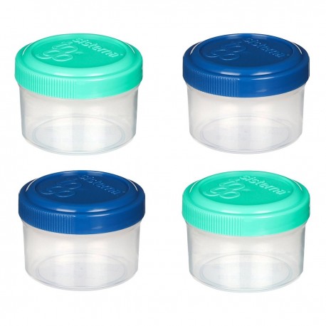 Snackbøtter 4 stk. - 35 ml - Sistema To Go