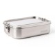 LEKKABOX Safe stålmadkasse inkl. divider - 1400 ml