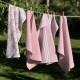 Viskestykker - Rosa Linnea - 4 stk.