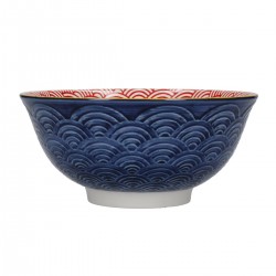 Skål - Blue Arched Pattern