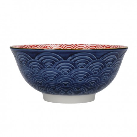 Skål - Blue Arched Pattern