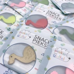 Pieksi minigafler - 10 stk. (individuelt pakket) - Dinosaur