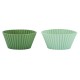 Muffinsforme i silikone - 12 stk. - Grøn