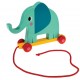 Trækdyr i træ - elefant