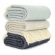 Tweedmill uldplaid - Fishbone Navy - 150x183 cm